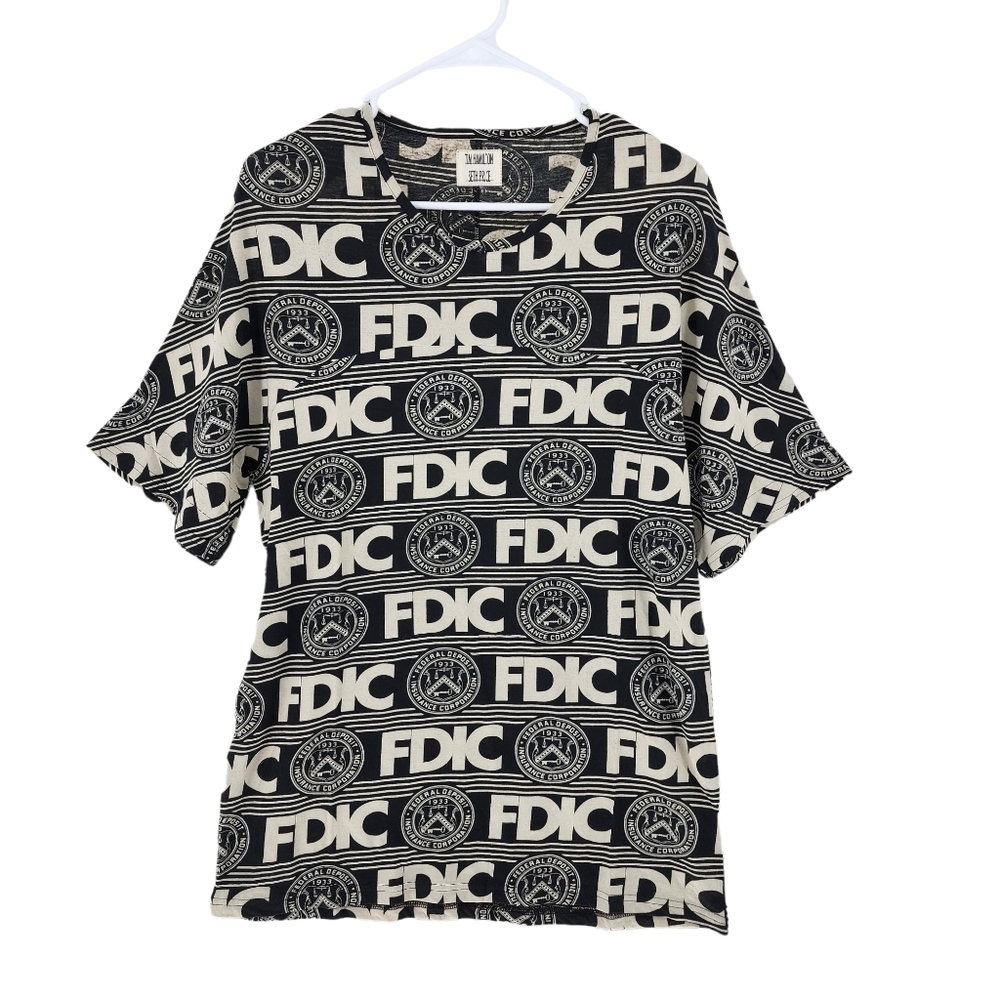 Tim Hamilton X Seth Price Men's Fdic Graphic Short Sleeve Tee